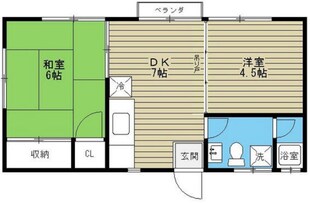 グリーンハイツの物件間取画像